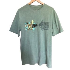 Patagonia Sage Green Responsibil-tee Graphic T-Shirt Medium